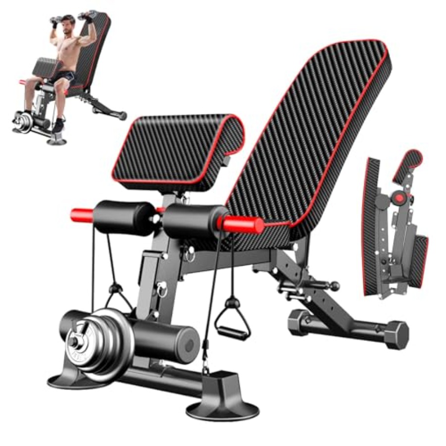 Home Gym Installation - Adjustable Weight Bench - Utility workout