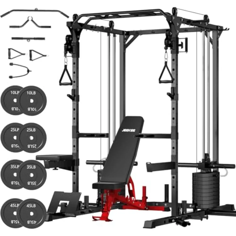 Lat Pulldown Cable - Home gym power cage with cable