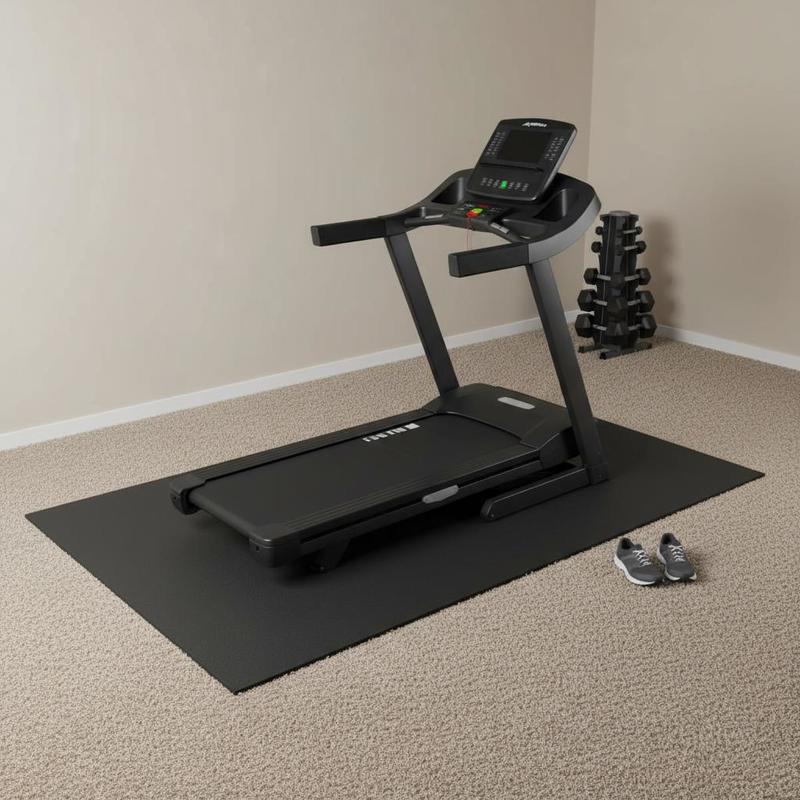 Home Gym Room - Running Machine Pad 36