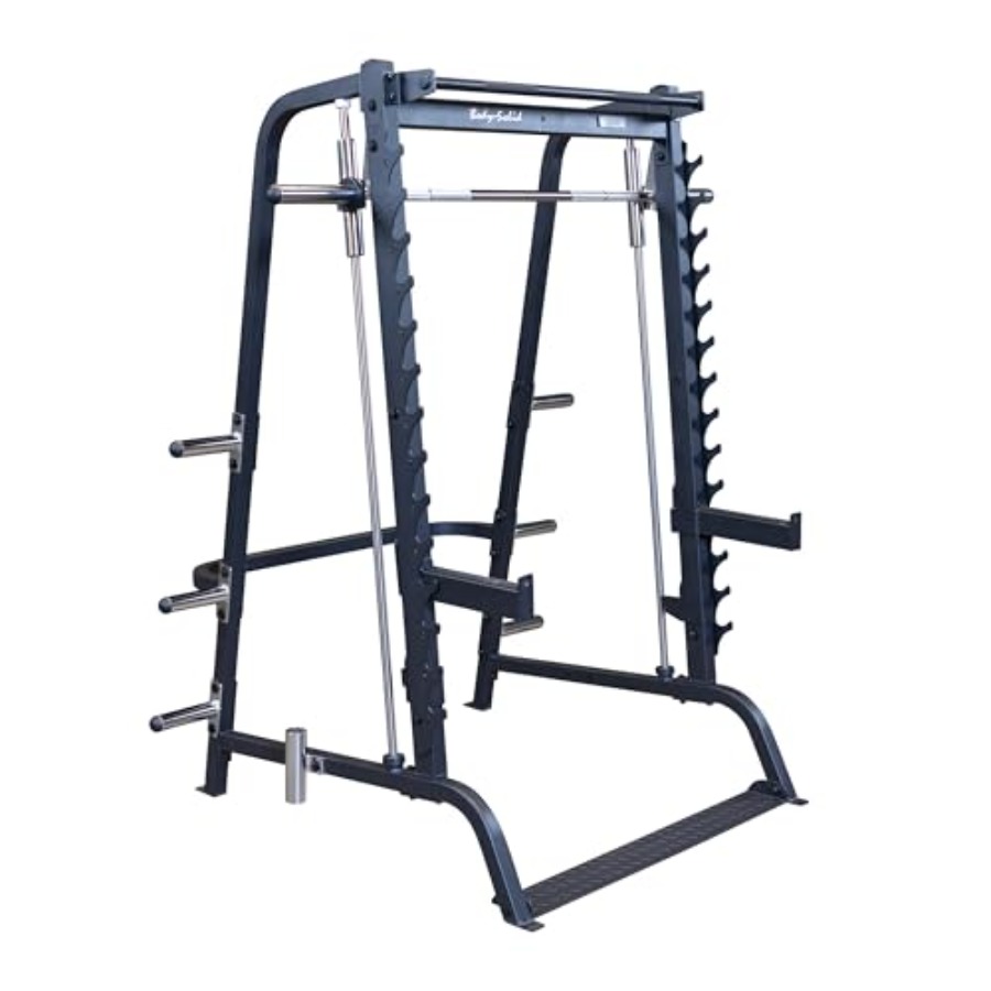 Home Gym Half Rack - 7 Angle Smith Machine Home Gym