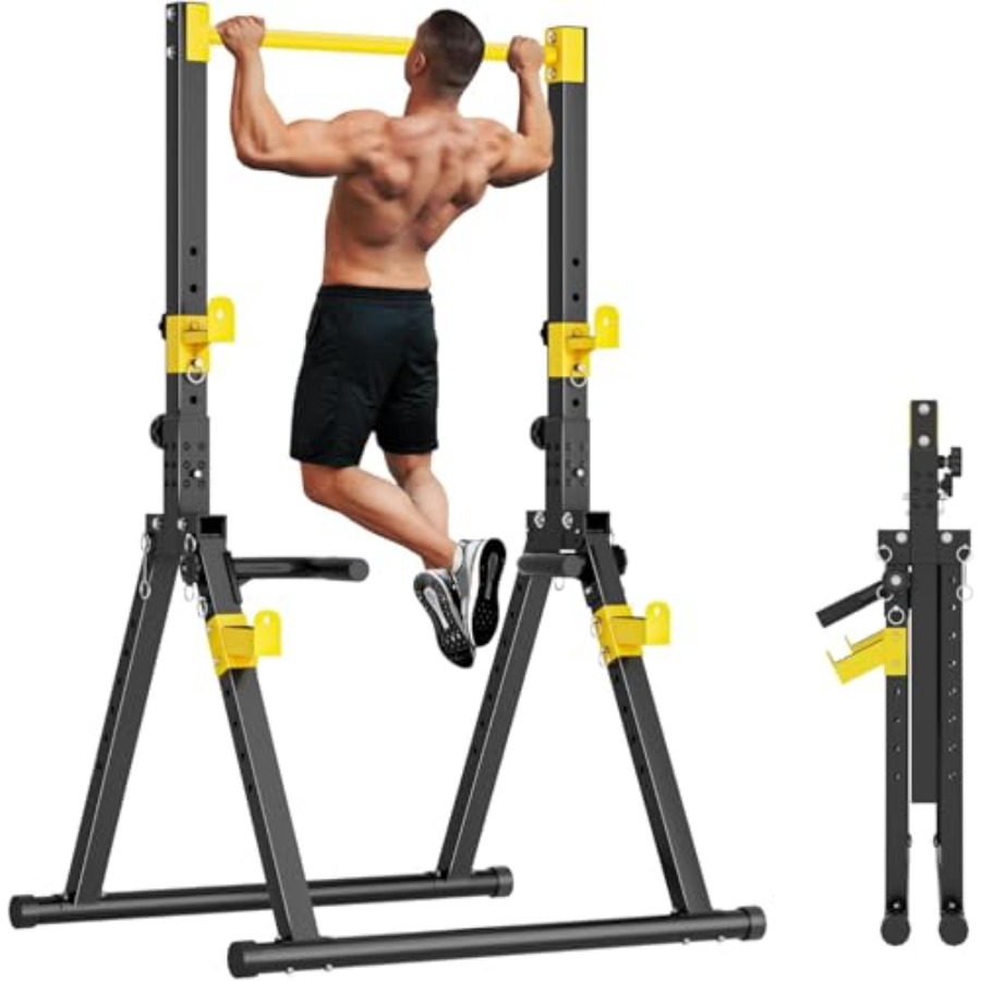 Home Gym Design - Home gym dip station pull-up bar: