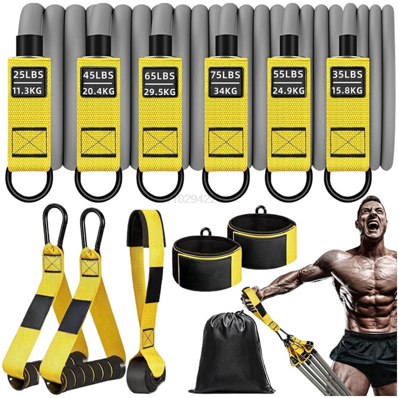 Resistance Band Heavy - 300lbs Heavy Exercise Bands with Handles