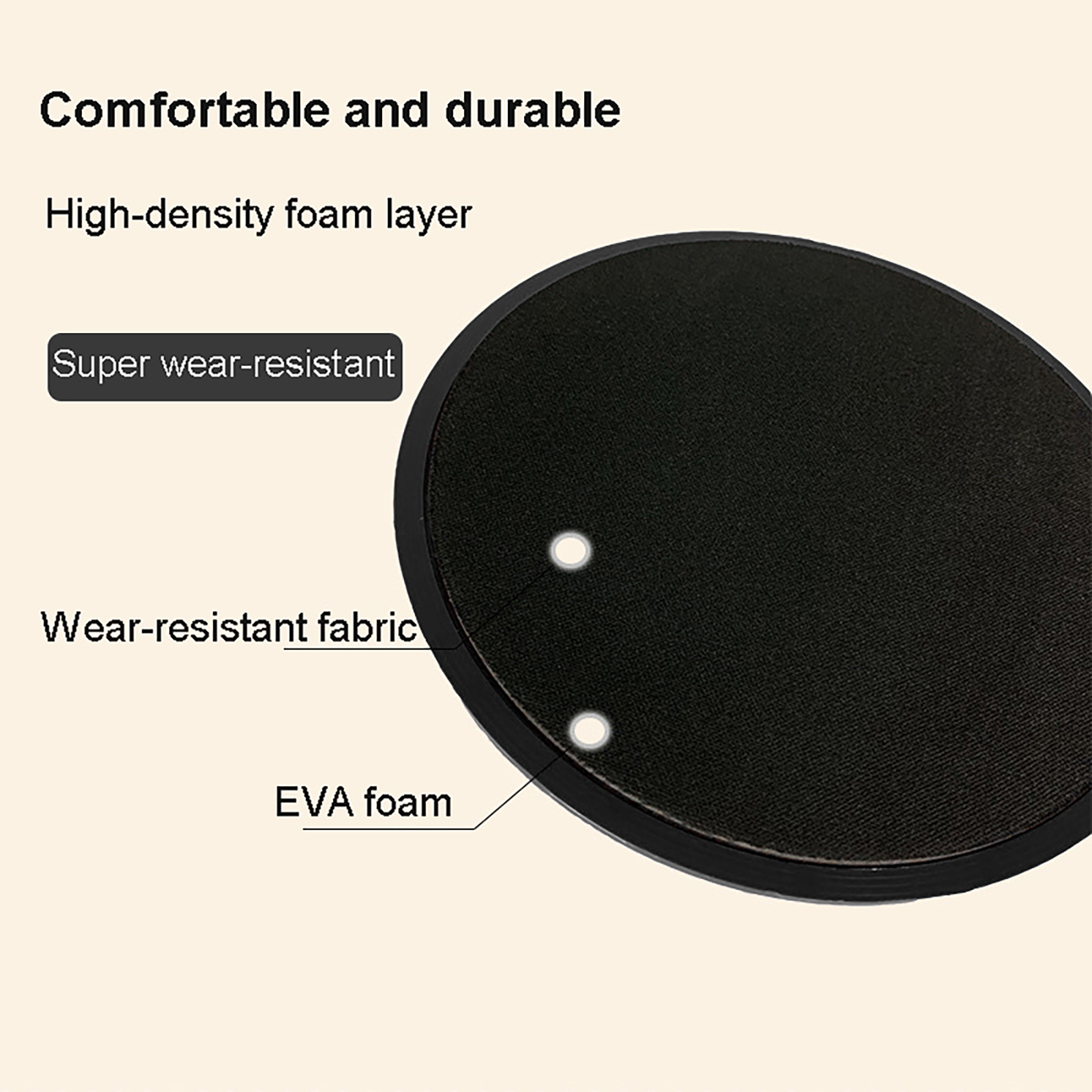 Gliding Disc Slider - 2Pcs Exercise Sliding Plate Dual Sided