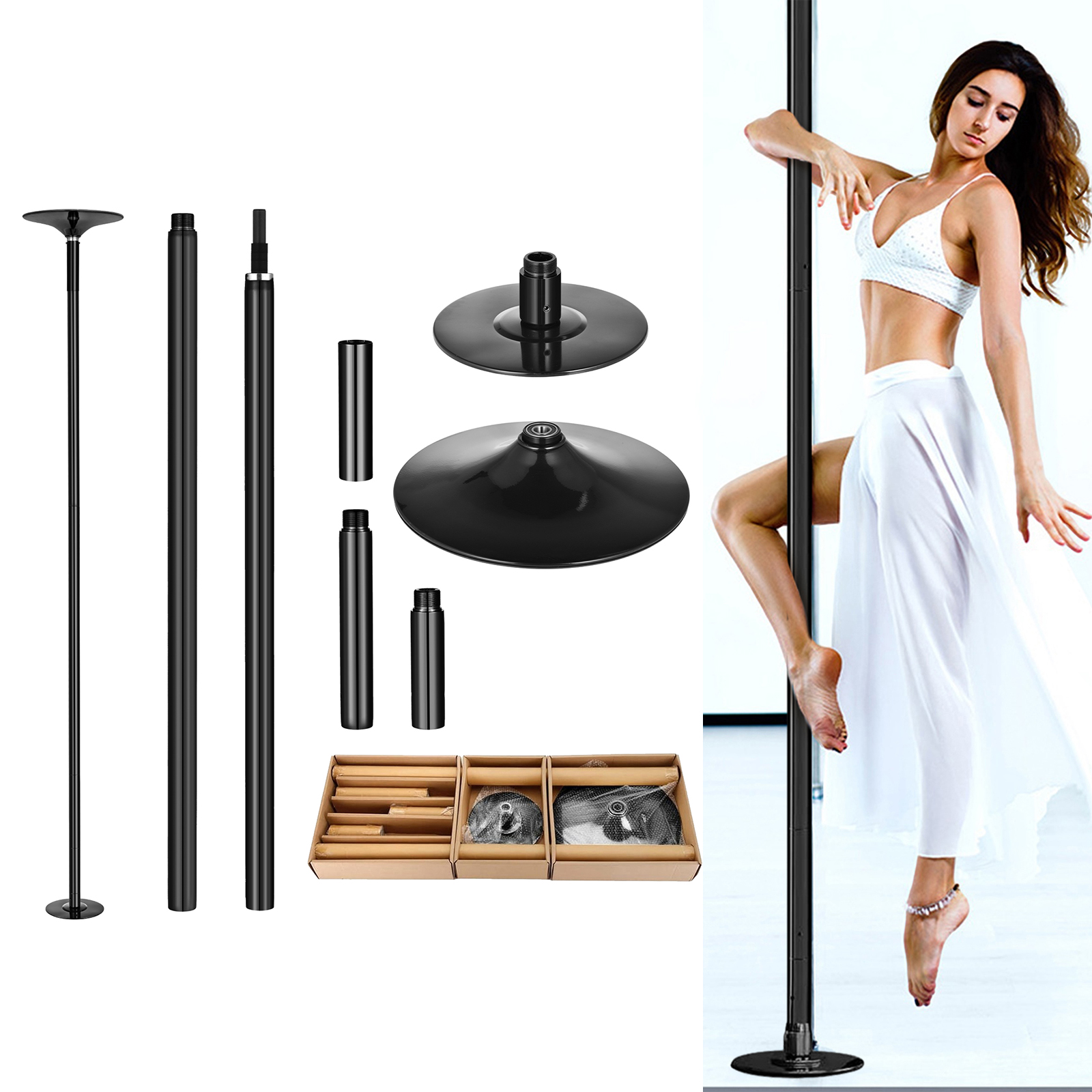 Home Gym Installation - Heavy Duty 45mm Dance Pole for