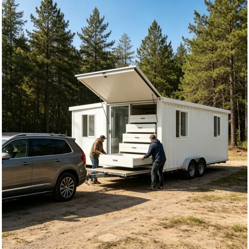 Home Gym Installation - Luxury Expandable Container House Prefab Modular