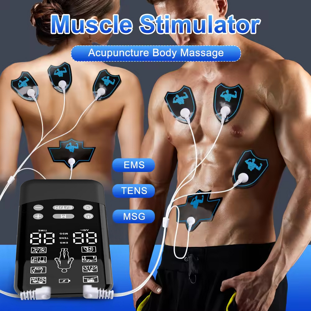 Home Gym Unit - Upgrade Electrical Muscle Stimulator,EMS TENS Unit