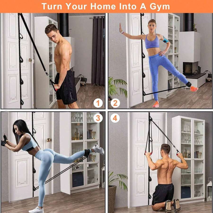 Door Resistance Band, No Drill - Home Gym Installation review and price