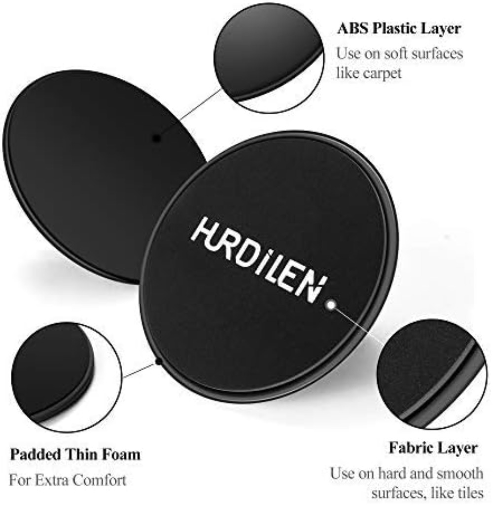 Dual-Sided Exercise Gliding Di - Gliding Disc Slider review and price