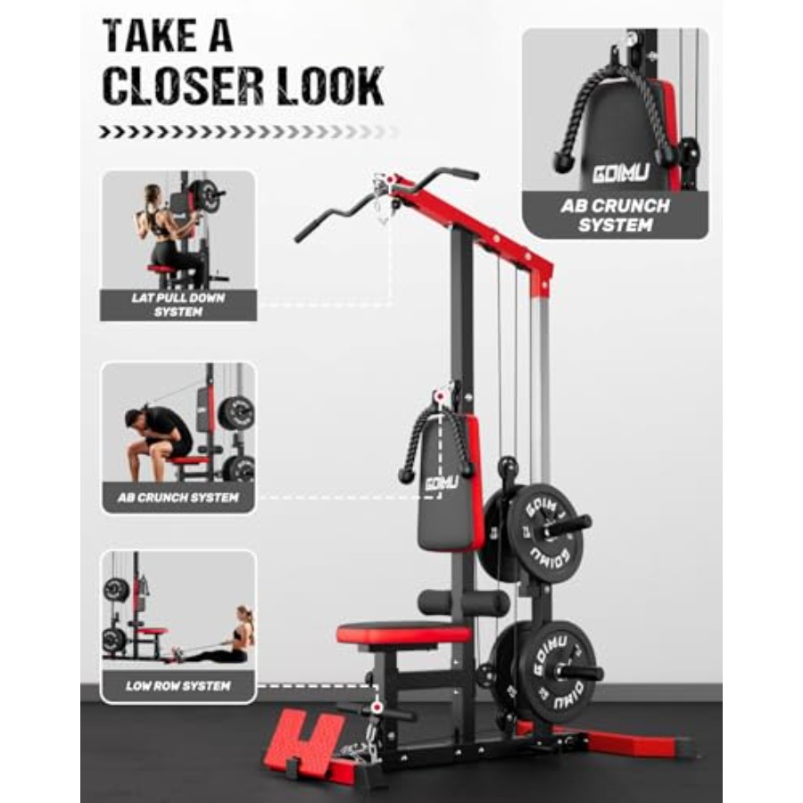 Home gym LAT pulldown machine, - Lat Pulldown Cable review and price