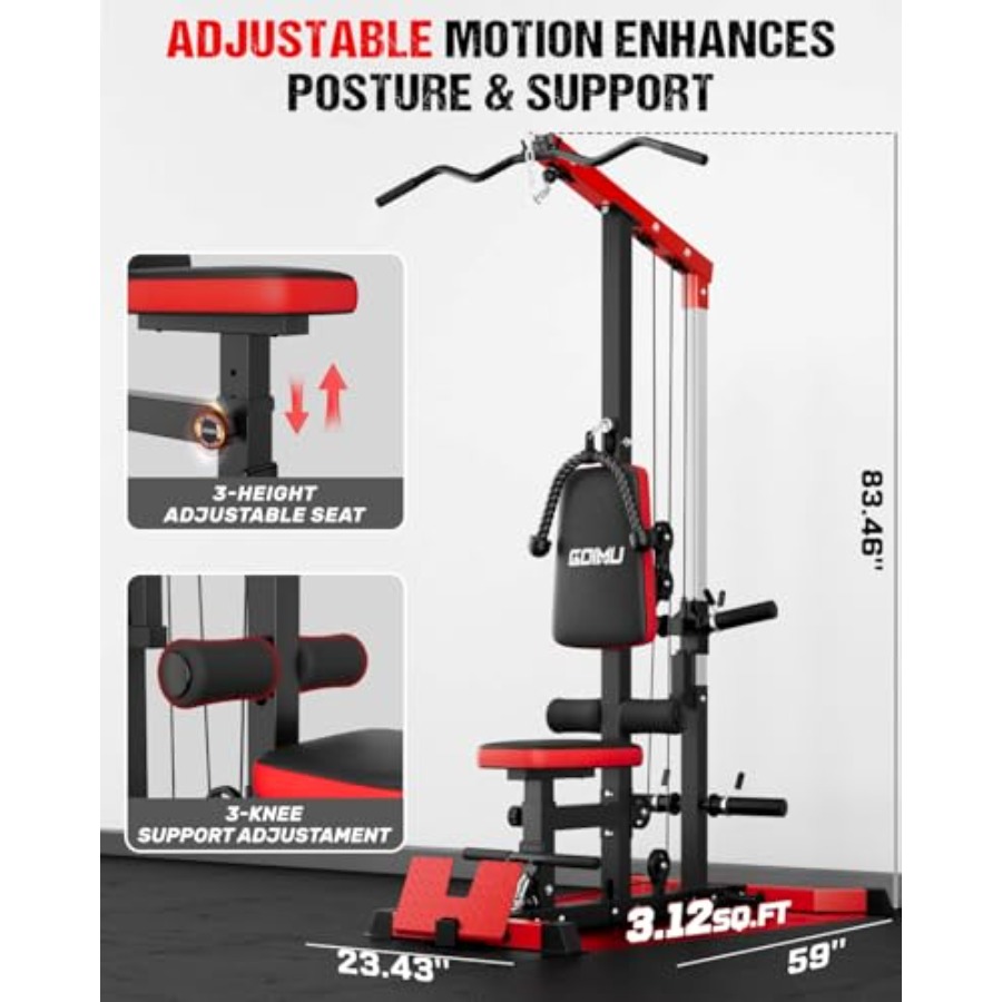 Home gym LAT pulldown machine, - Lat Pulldown Cable review and price