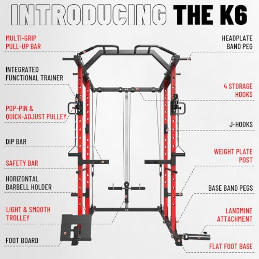 Home gym power cage with steel - Lat Pulldown Cable review and price