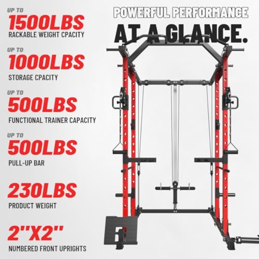 Home gym power cage with steel - Lat Pulldown Cable review and price
