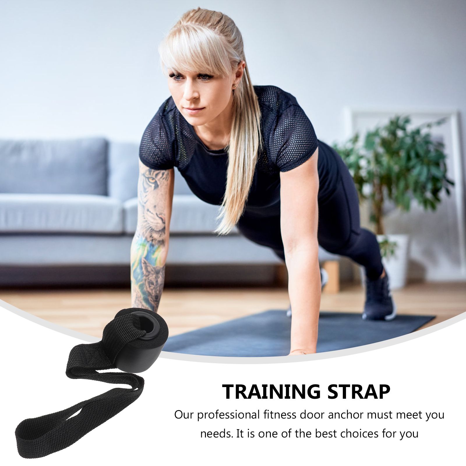 2 Pcs Heavy Duty PVC Door Anch - Resistance Band Heavy review and price