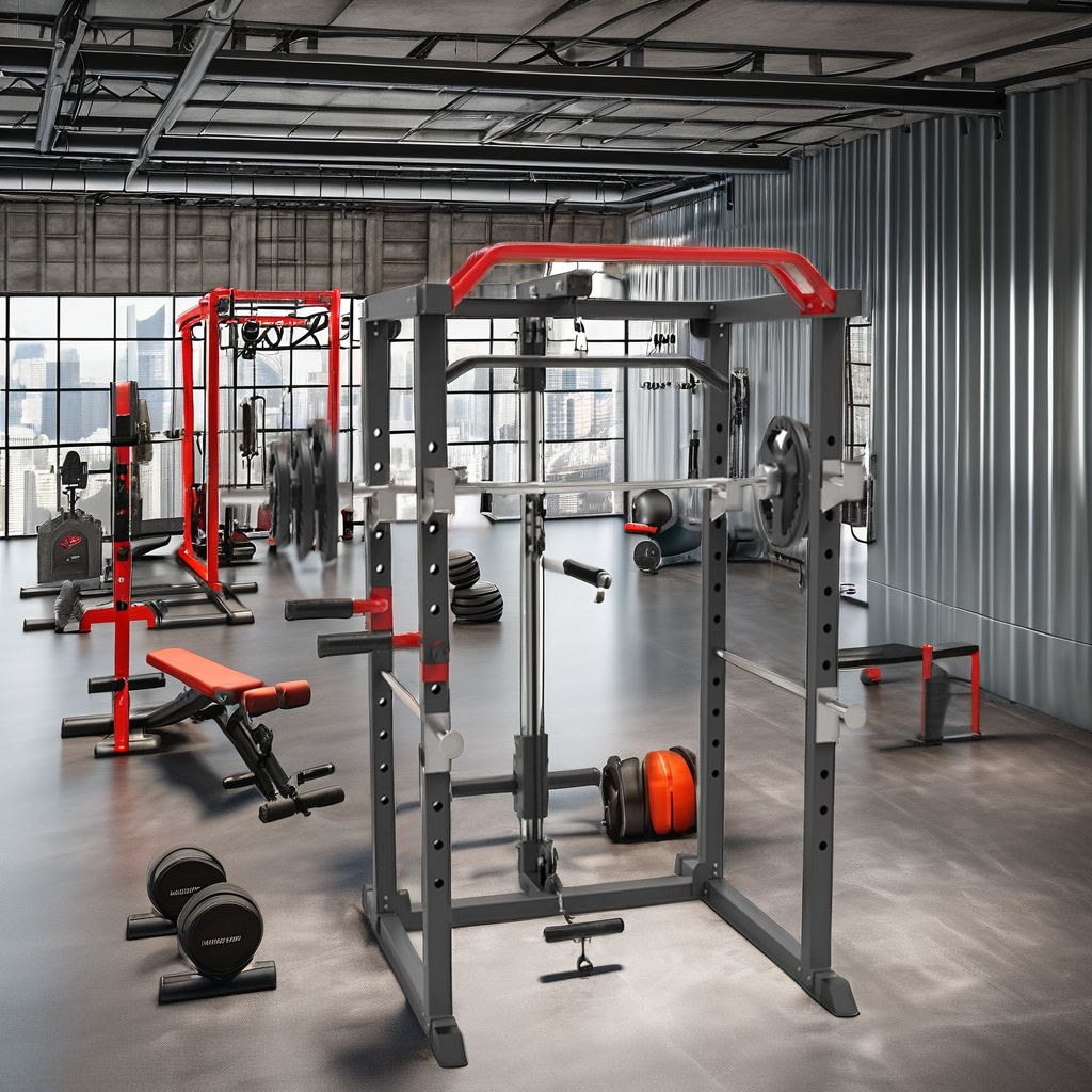 Steel Full Cage Gym Power Towe - Home Gym Power Rack review and price