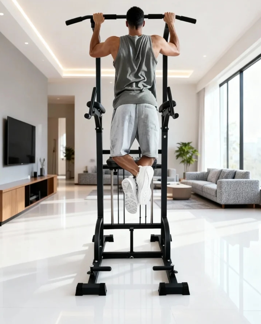 Power Tower Pull-Up Dip Statio - Home Gym Room review and price