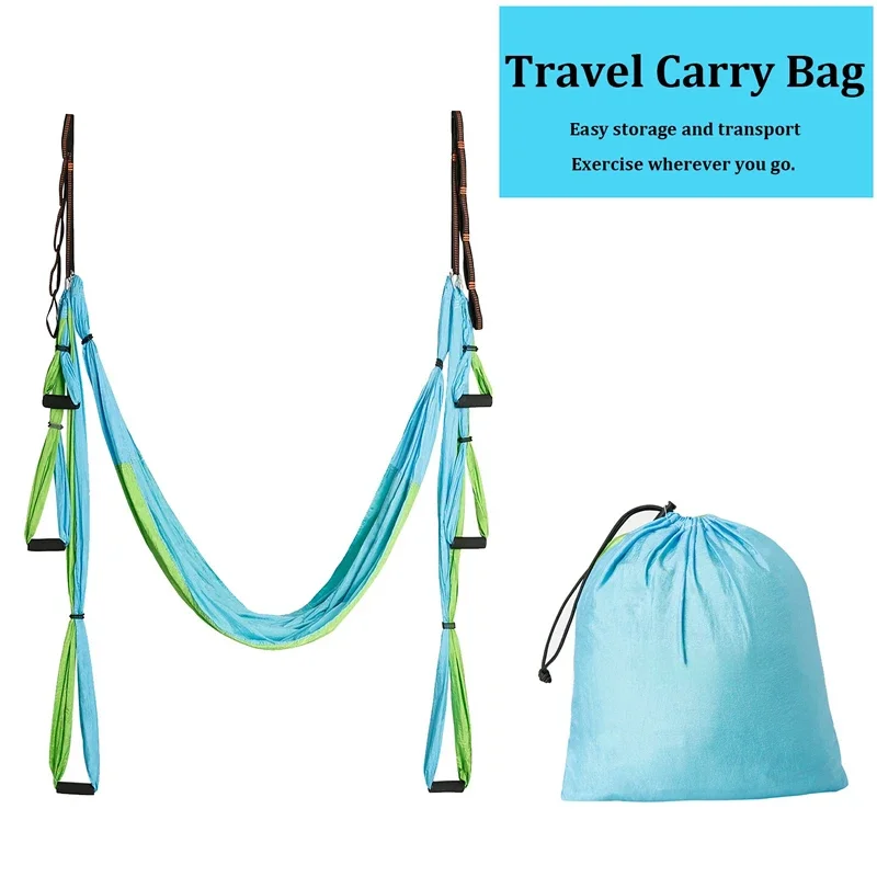 6 Handles Aerial Yoga Hammock  - Yoga Trapeze Swing review and price