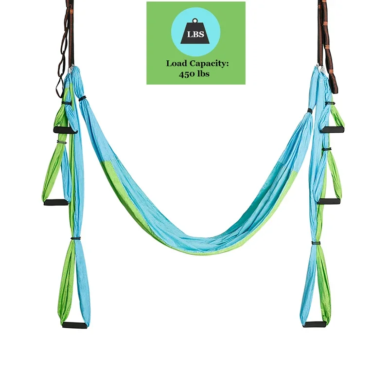 6 Handles Aerial Yoga Hammock  - Yoga Trapeze Swing review and price