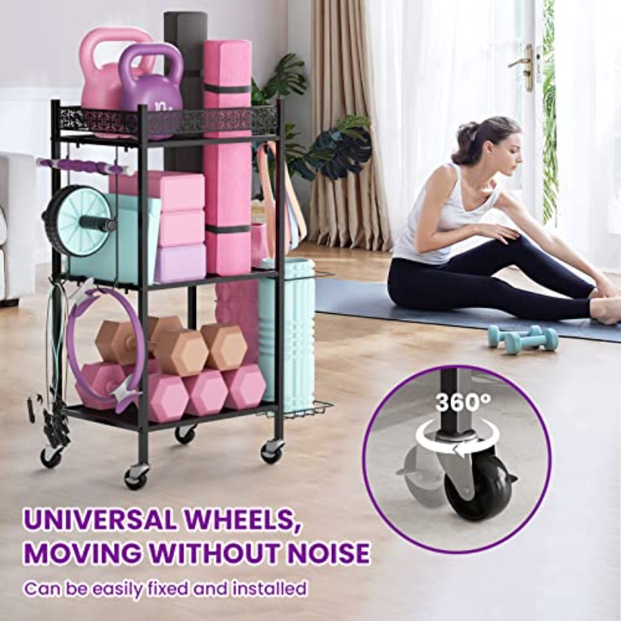 Home Gym Storage Rack for Yoga - Home Gym Yoga Mat Storage review and price