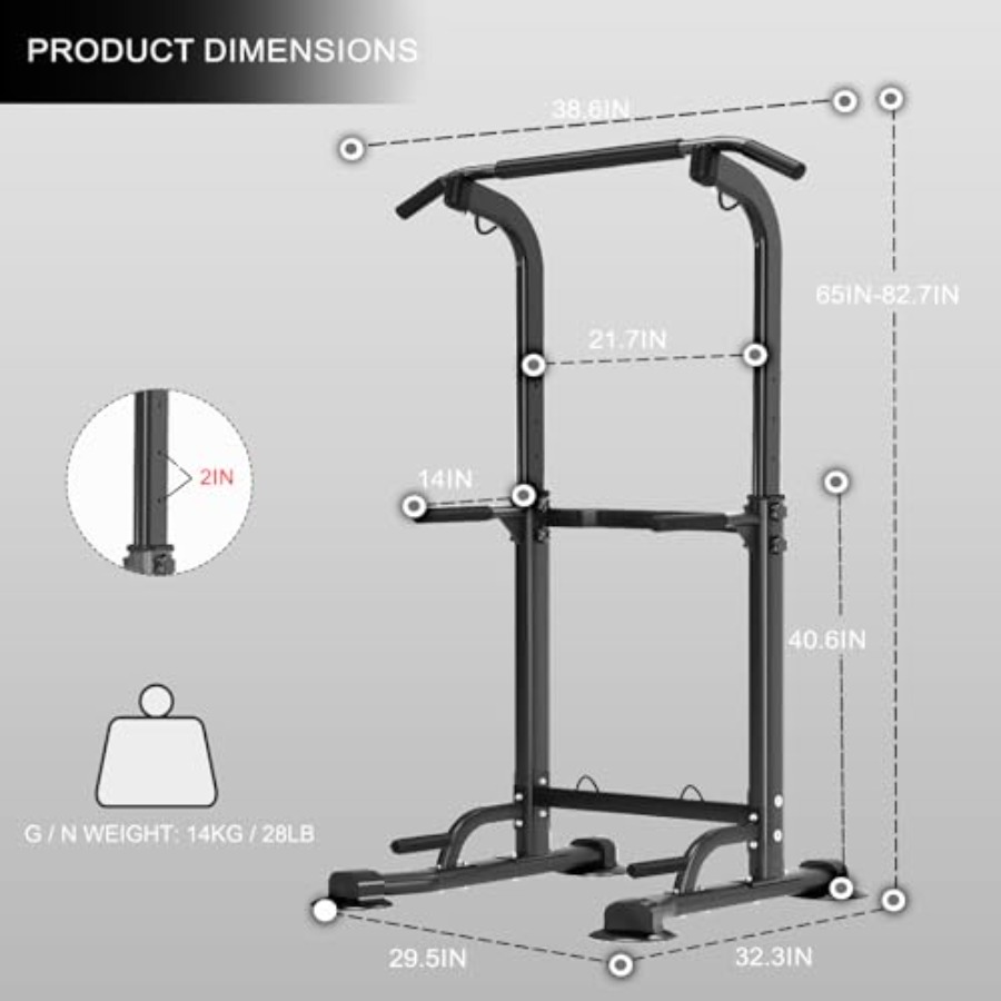 Power Tower Pull Up Bar Height - Home Gym Design review and price