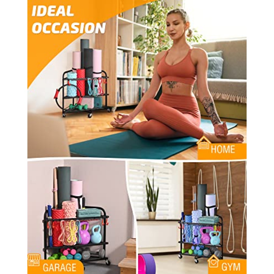 Weight Rack for Dumbbells Home - Home Gym Yoga Mat Storage review and price