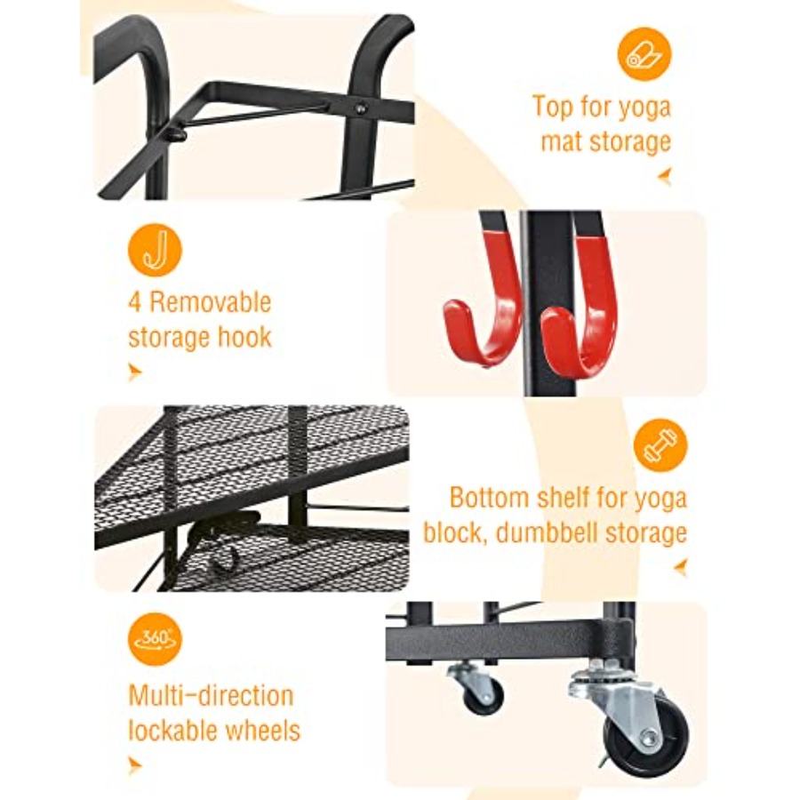 Weight Rack for Dumbbells Home - Home Gym Yoga Mat Storage review and price