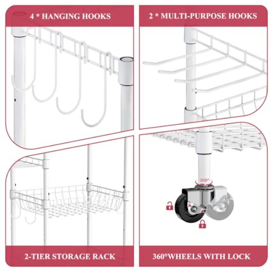 Home Gym Storage Rack with Whe - Home Gym Yoga Mat Storage review and price