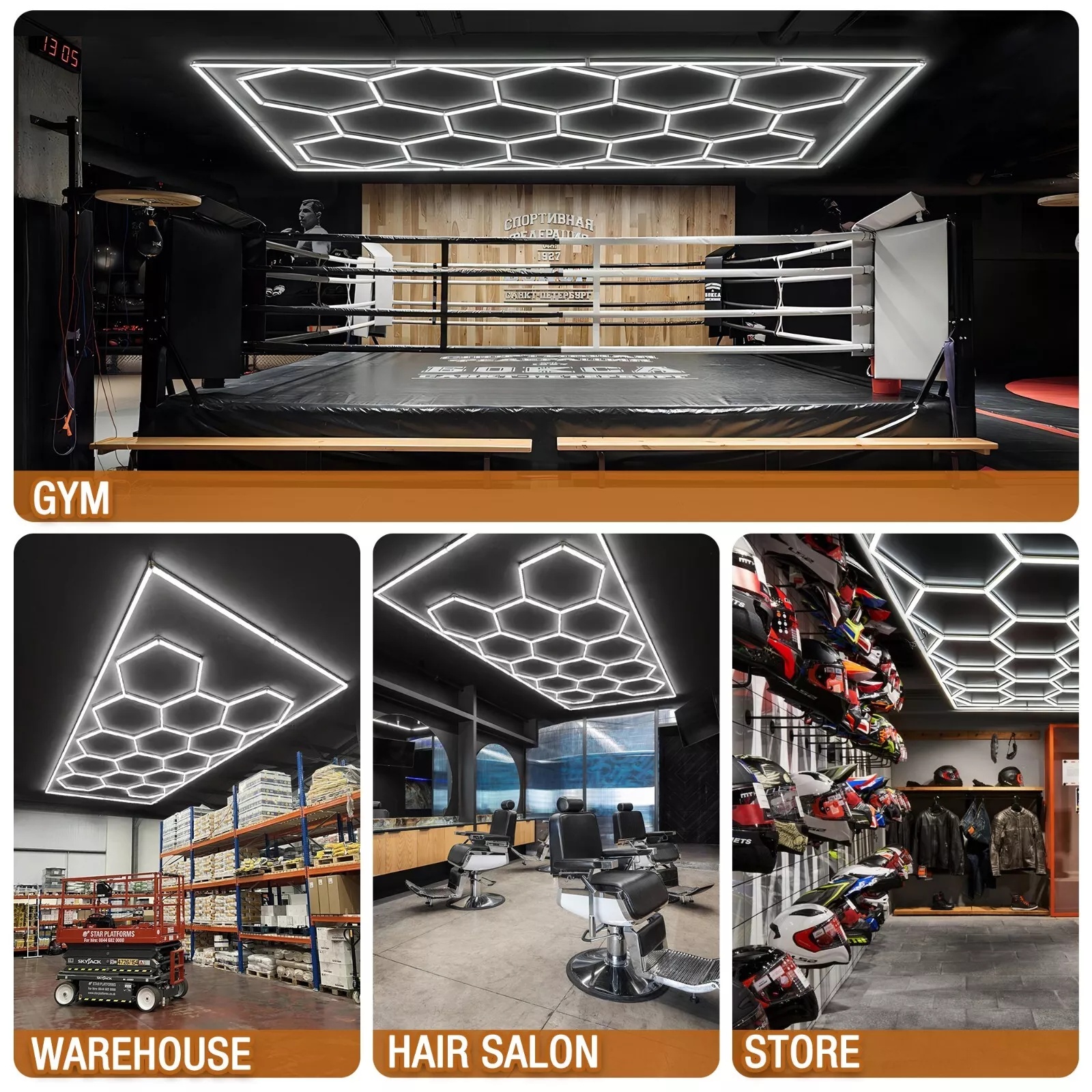 Hot Sell Hexagonal LED Light U - Home Gym Installation review and price