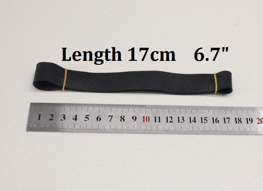Wide 20mm Black Elastic Rubber - Resistance Band Heavy review and price
