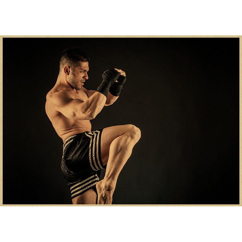 Kraft Paper Painting Poster Bo - Home Gym Wallpaper review and price
