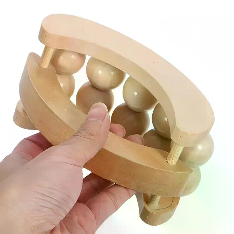 Handheld Wooden Roller Massage - Home Gym Unit review and price