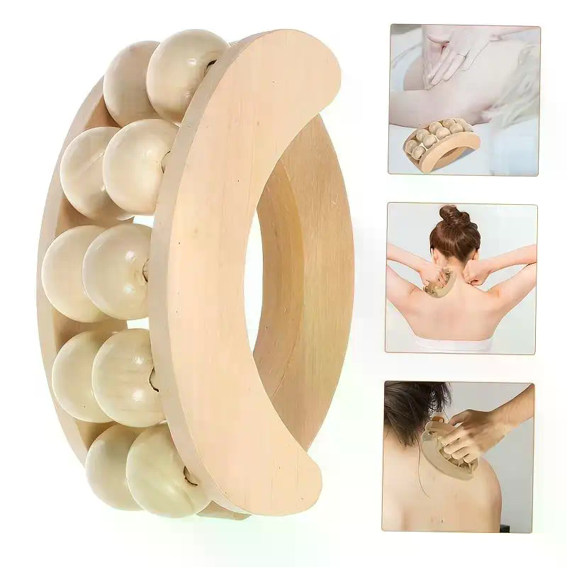 Handheld Wooden Roller Massage - Home Gym Unit review and price