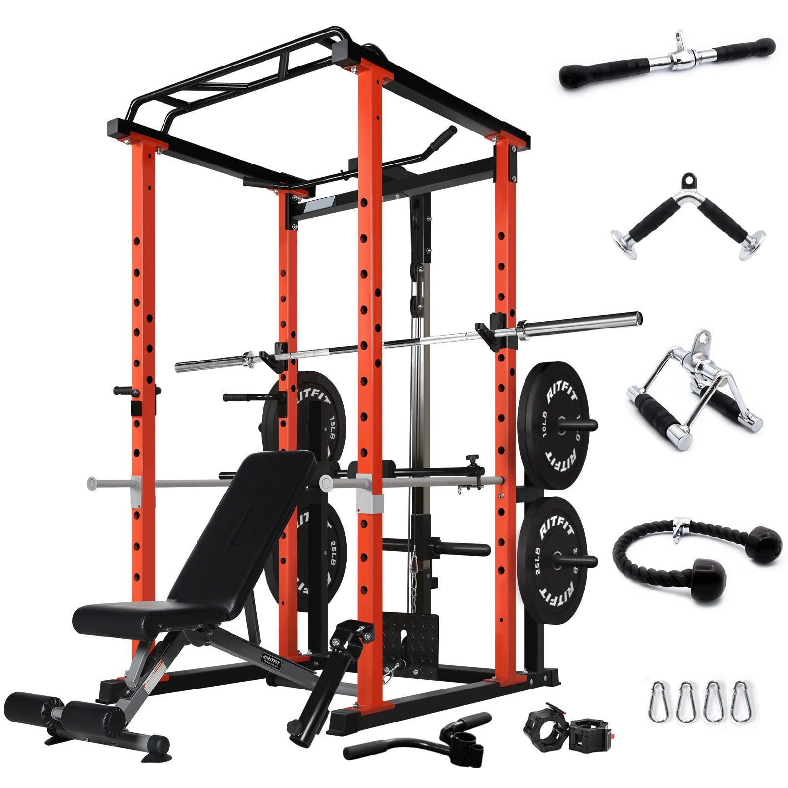 Commercial  Multi-function Pow - Home Gym Power Rack review and price