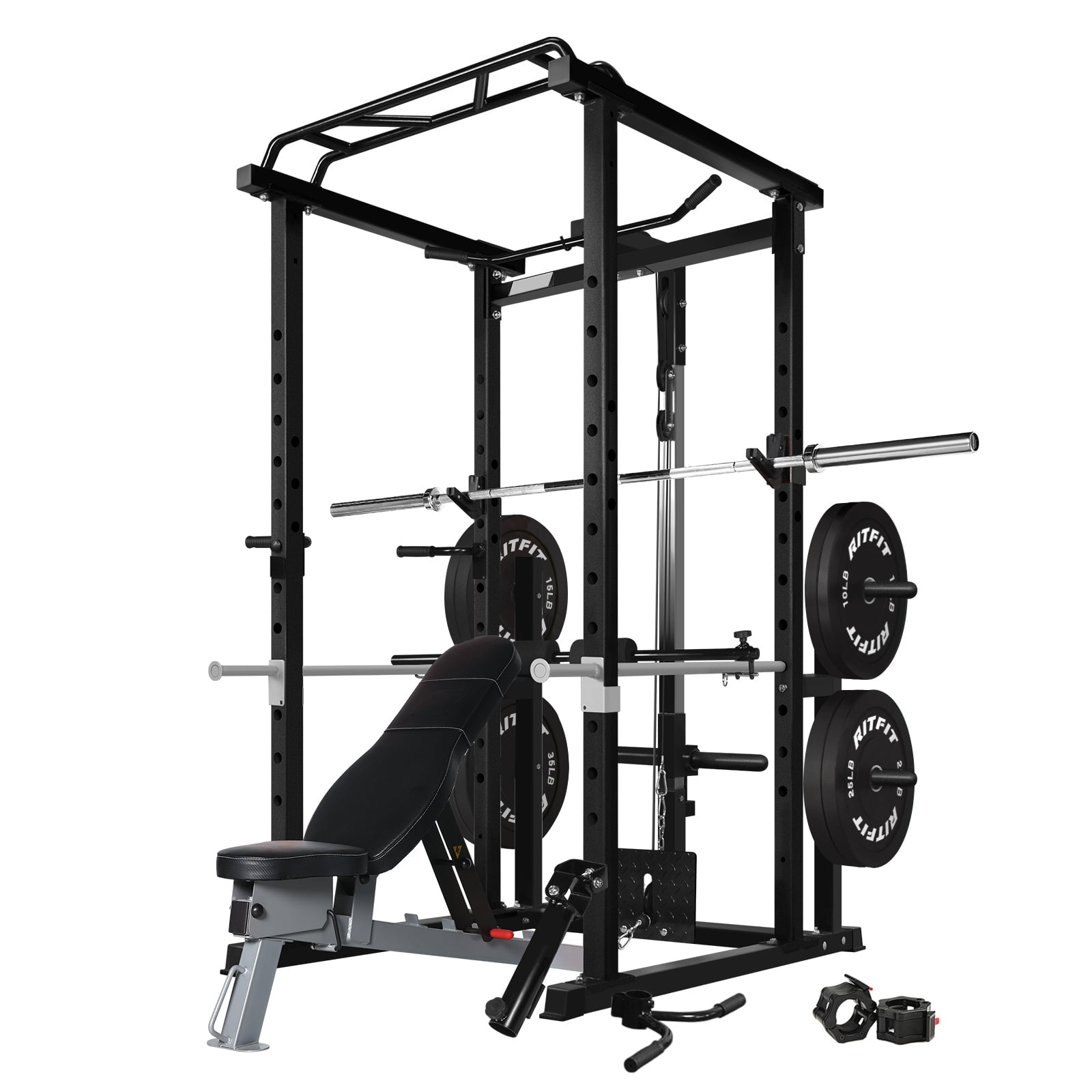 Commercial  Multi-function Pow - Home Gym Power Rack review and price