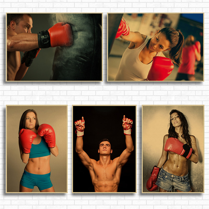 Boxing Fitness Workout Kraft P - Home Gym Wallpaper review and price