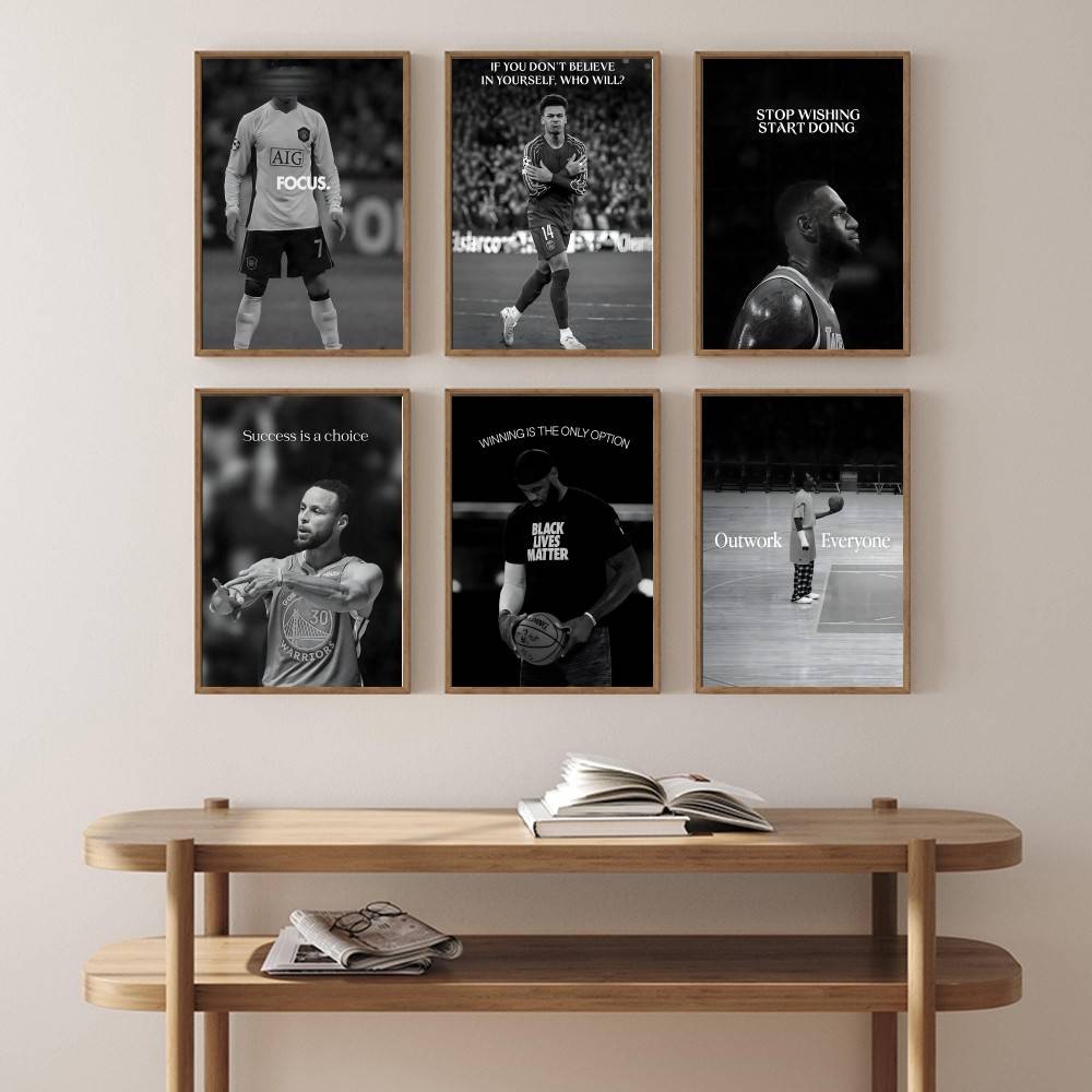 Athlete Inspirational Quotatio - Home Gym Wallpaper review and price