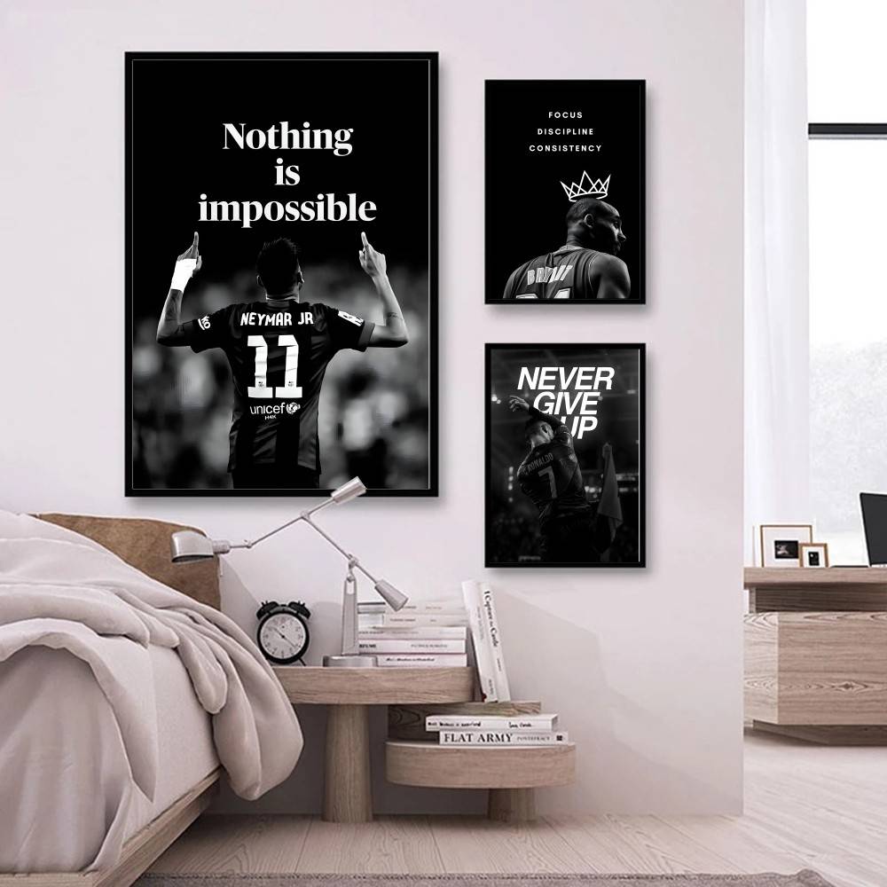 Athlete Inspirational Quotatio - Home Gym Wallpaper review and price
