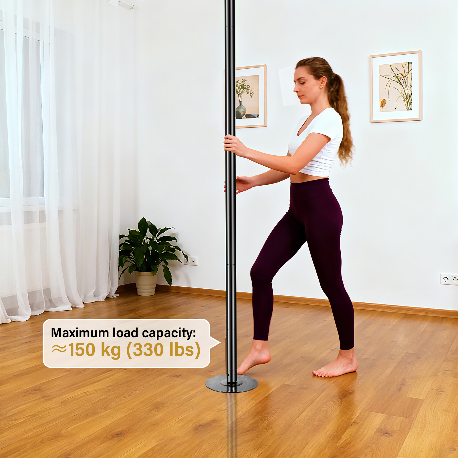 Heavy Duty 45mm Dance Pole for - Home Gym Installation review and price