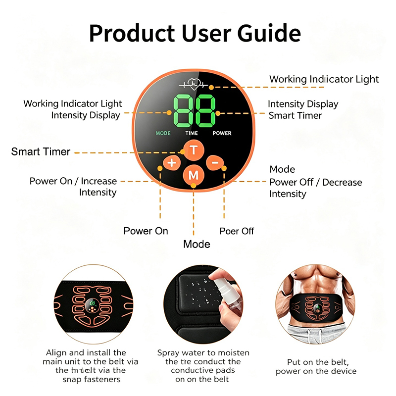 Abdominal Toning Belt Smart Ab - Home Gym Room review and price