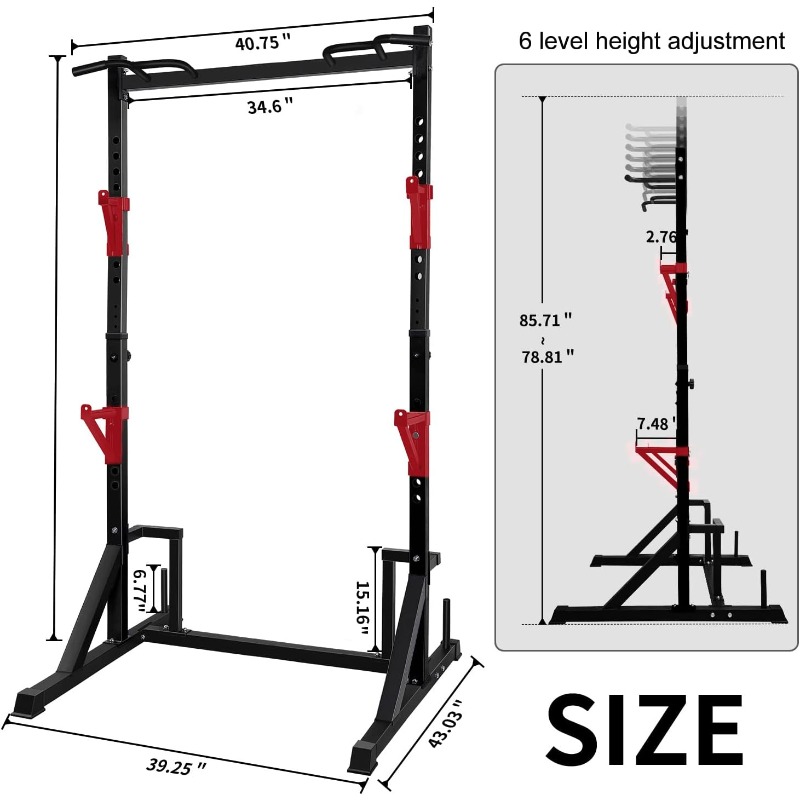 CANPA Multifunction Power Rack - Home Gym Power Rack review and price