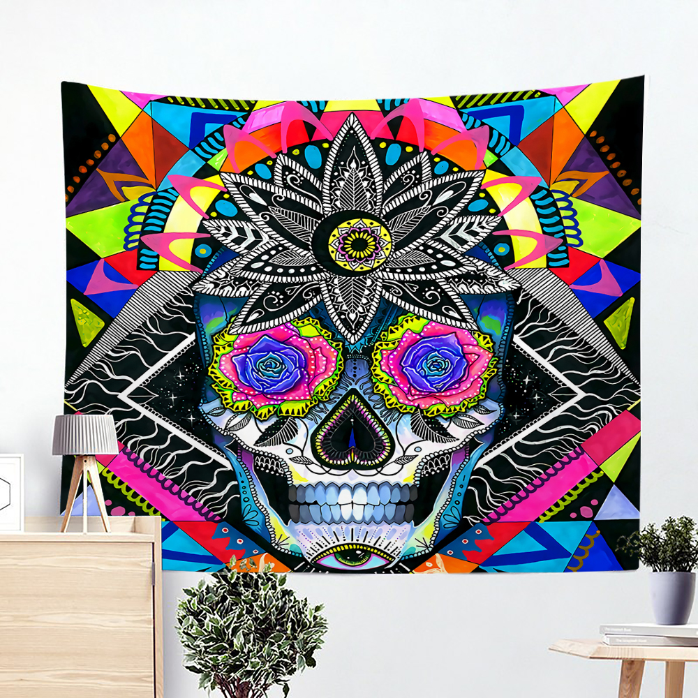 Tapestry Psychedelic Pattern Y - Home Gym Room review and price