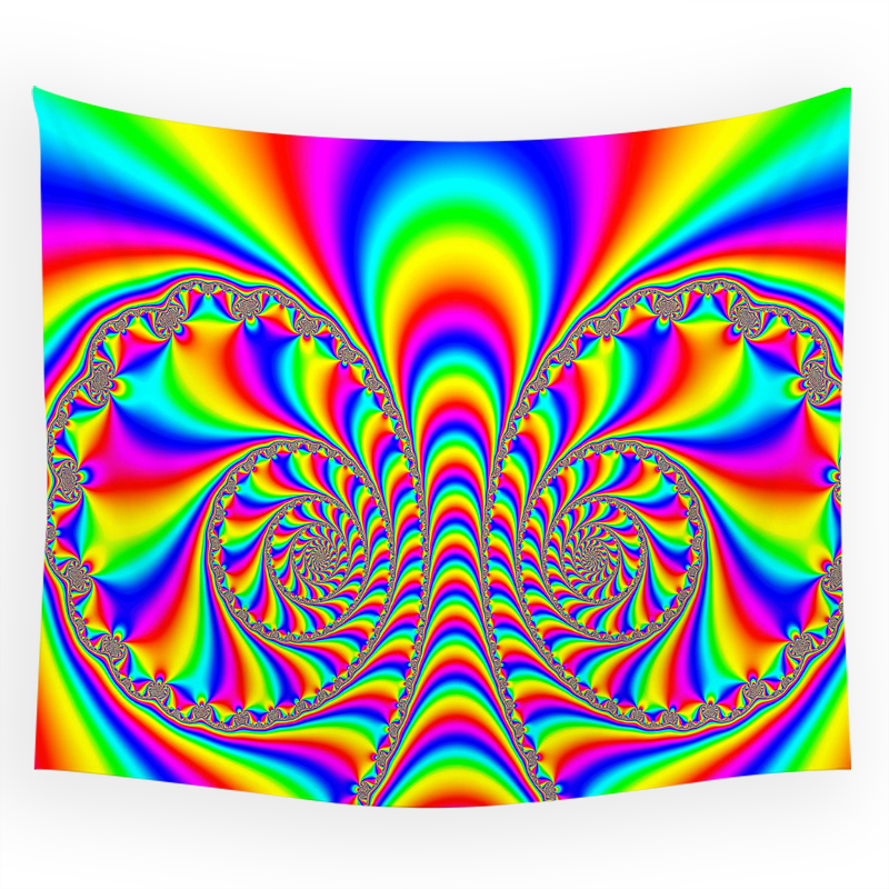 Tapestry Psychedelic Pattern Y - Home Gym Room review and price