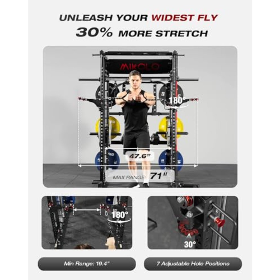 Home gym Smith machine: steel, - Home Gym Power Rack review and price