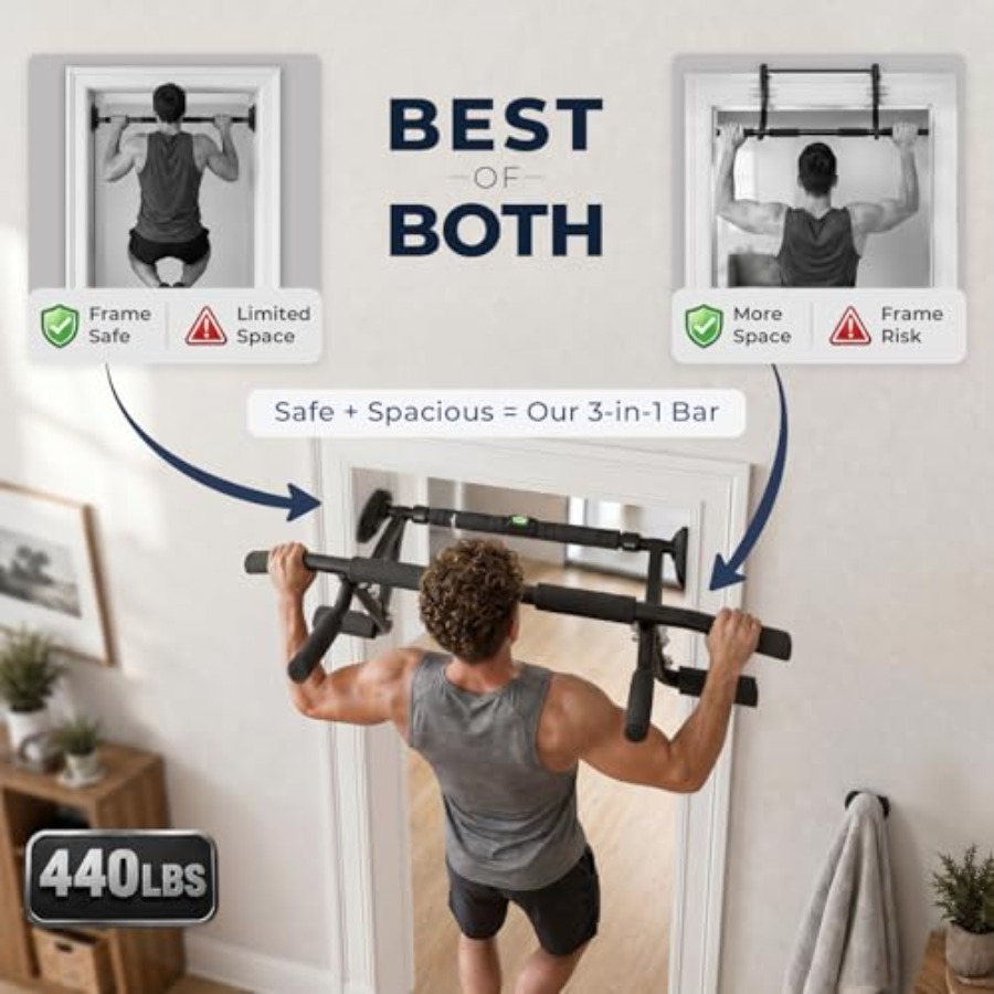Home gym doorway pull up bar:  - Home Gym Installation review and price