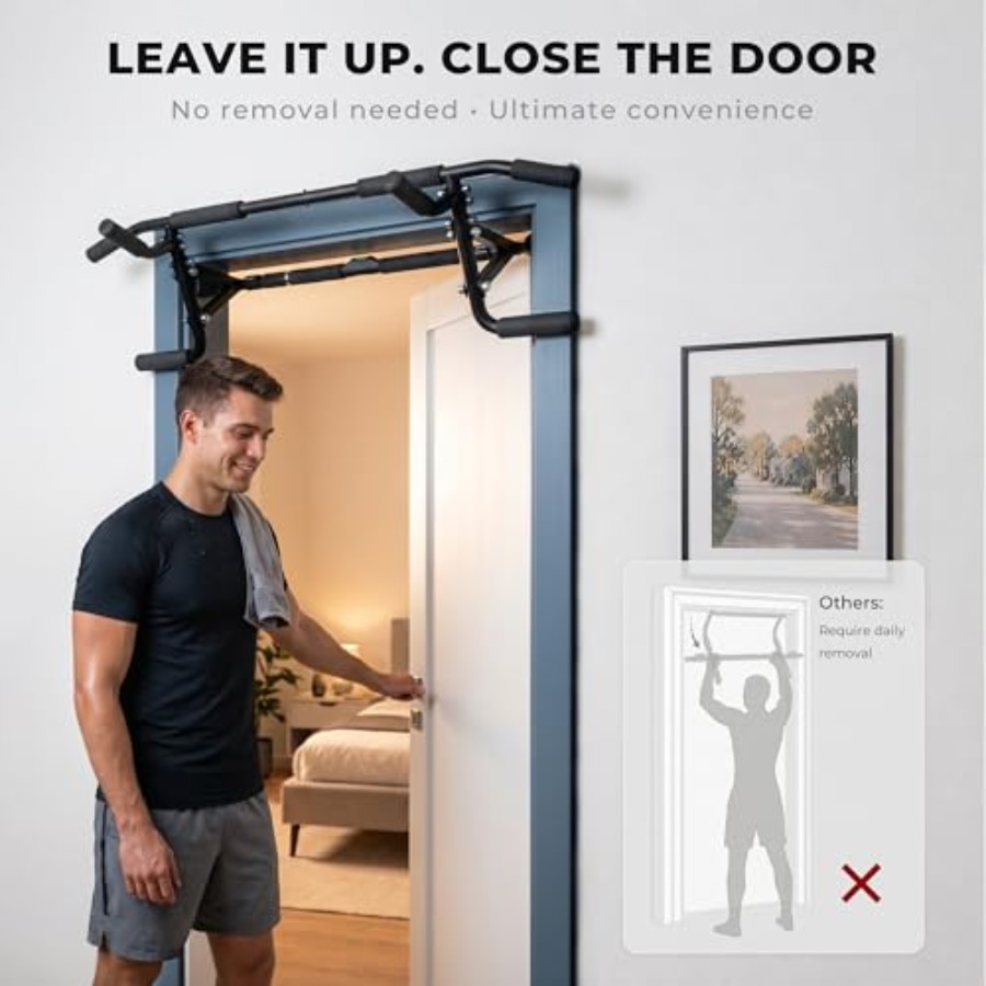 Home gym doorway pull up bar:  - Home Gym Installation review and price