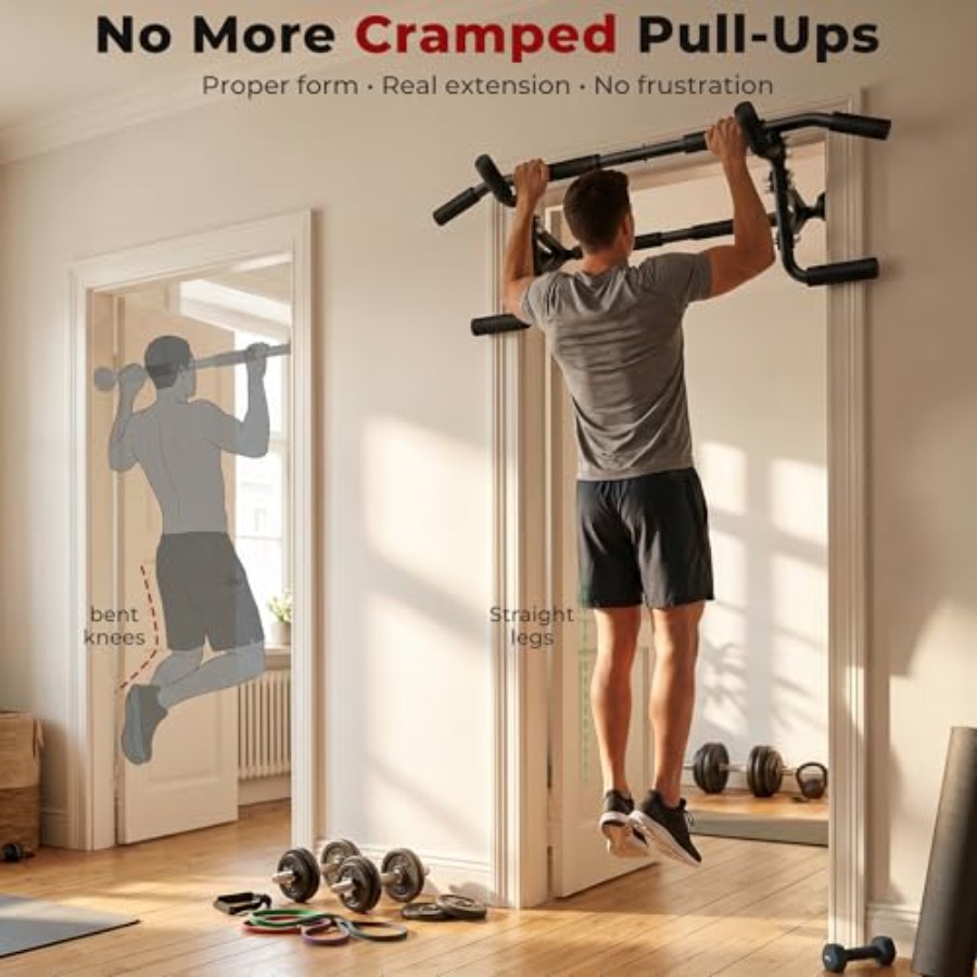 Home gym doorway pull up bar:  - Home Gym Installation review and price