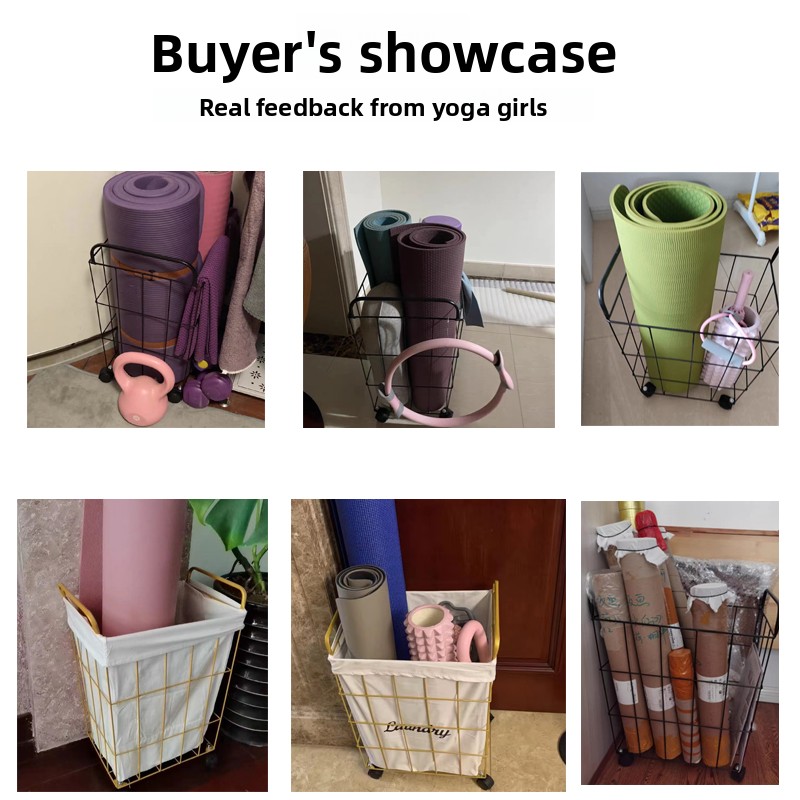 Large Yoga Mat Storage Basket  - Home Gym Yoga Mat Storage review and price