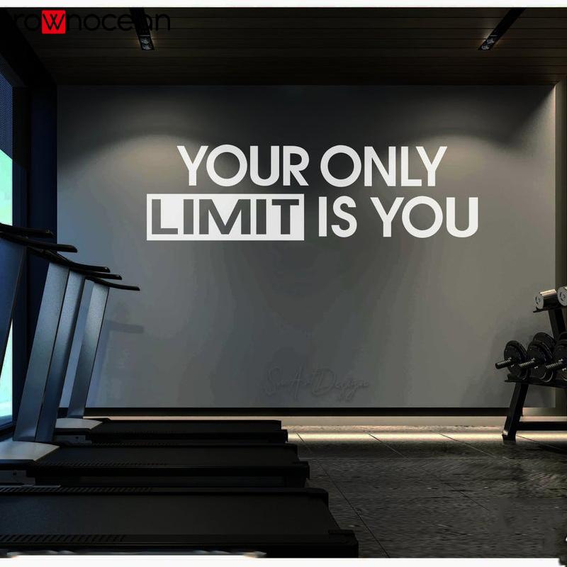 Your only limit is you - Wall  - Home Gym Wallpaper review and price