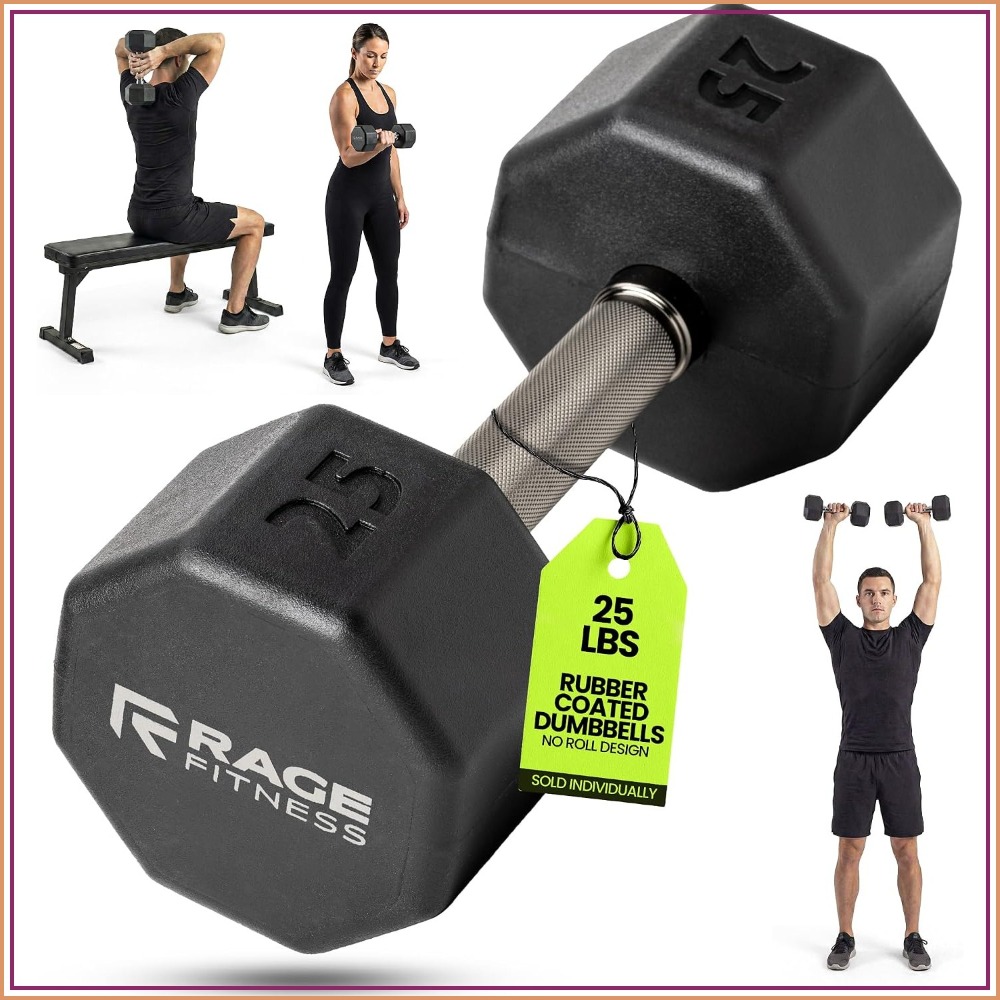Rubber Coated Dumbbells - No R - Home Gym Design review and price