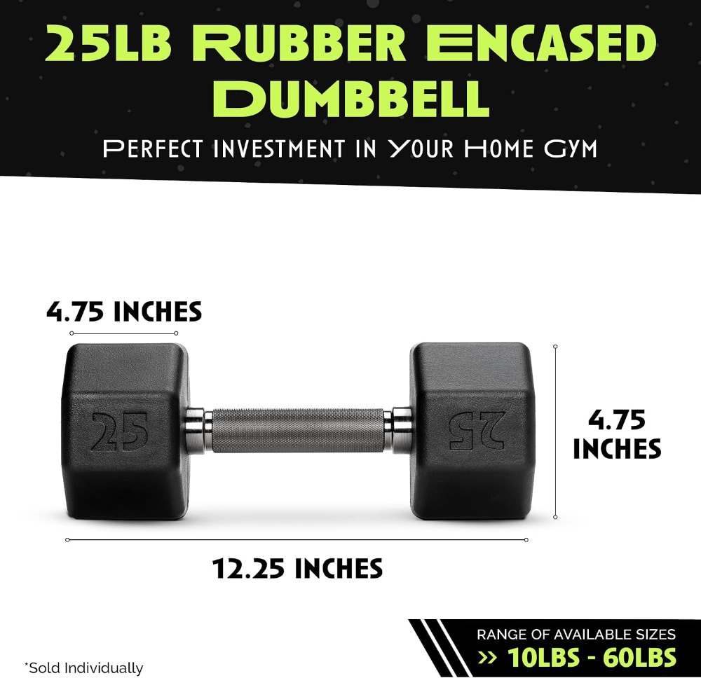 Rubber Coated Dumbbells - No R - Home Gym Design review and price