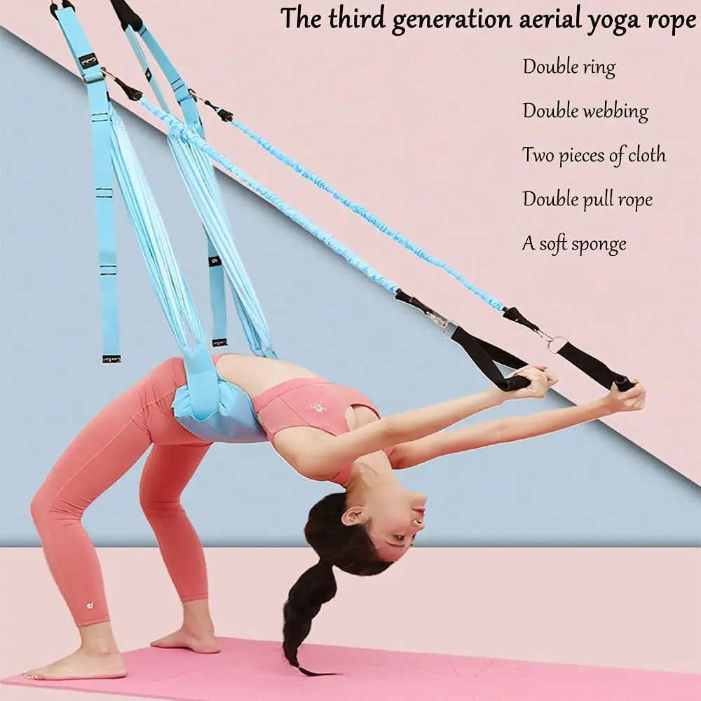 Adjustable Aerial Yoga Strap E - Yoga Trapeze Swing review and price